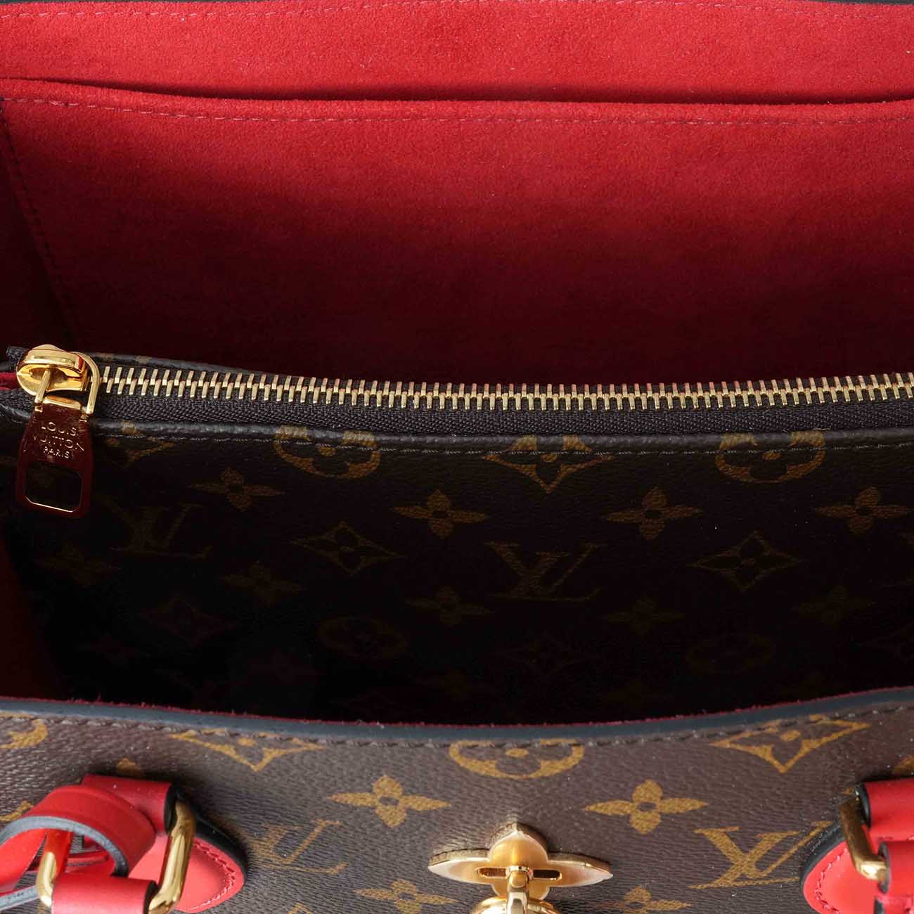 LOUIS VUITTON(USED)루이비통 M43553 모노그램 플라워 토트 겸 숄더백